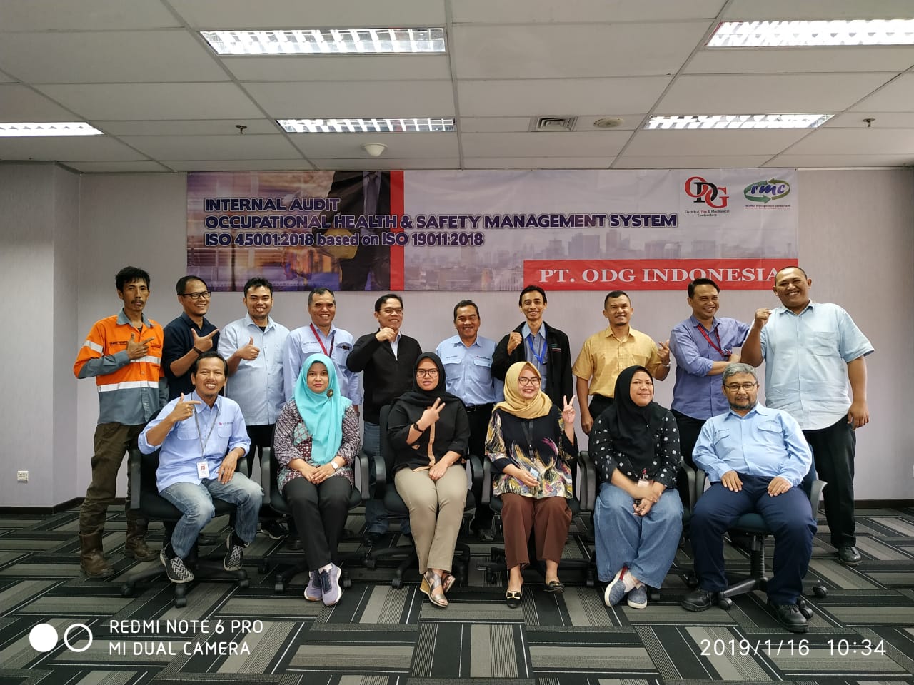 Internal Audit ISO 45001:2018 based on ISO 19011:2018 - PT ODG Indonesia